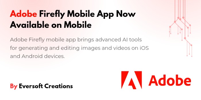 Adobe Firefly mobile app